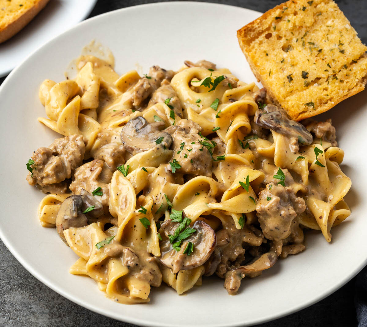 Ground Turkey Stroganoff