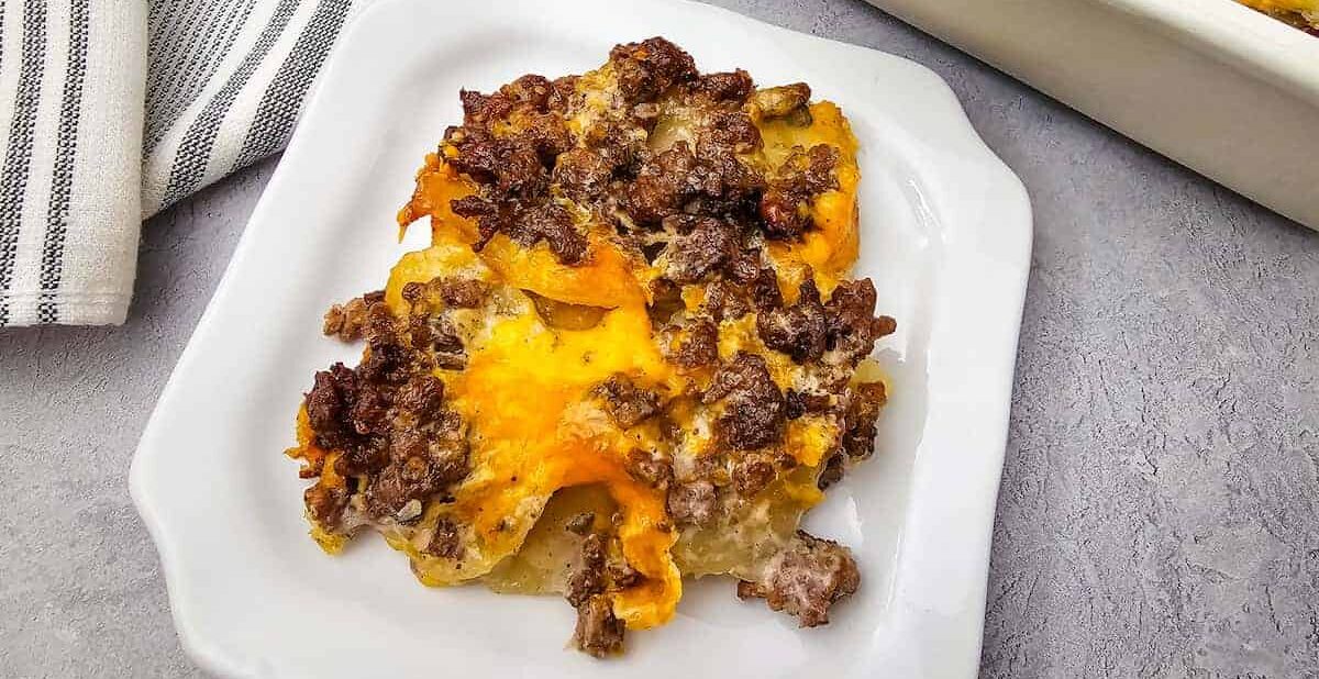 Hamburger Potato Casserole