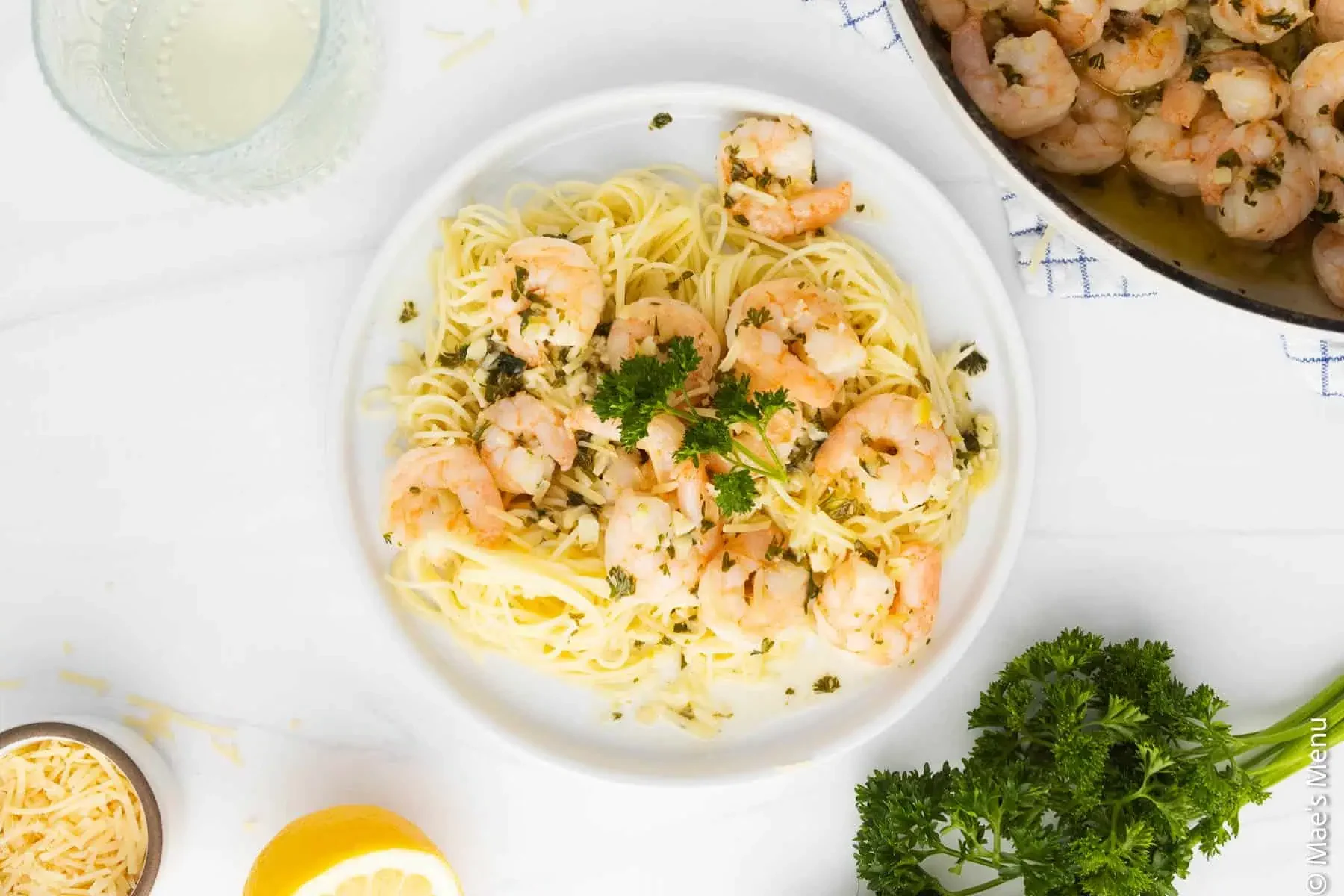 Healthy Shrimp Scampi