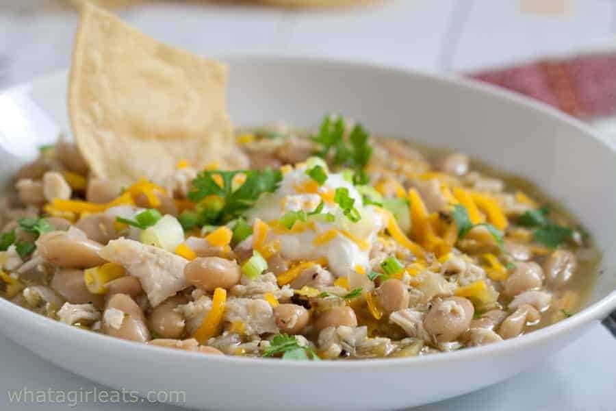 Healthy White Chicken Chili