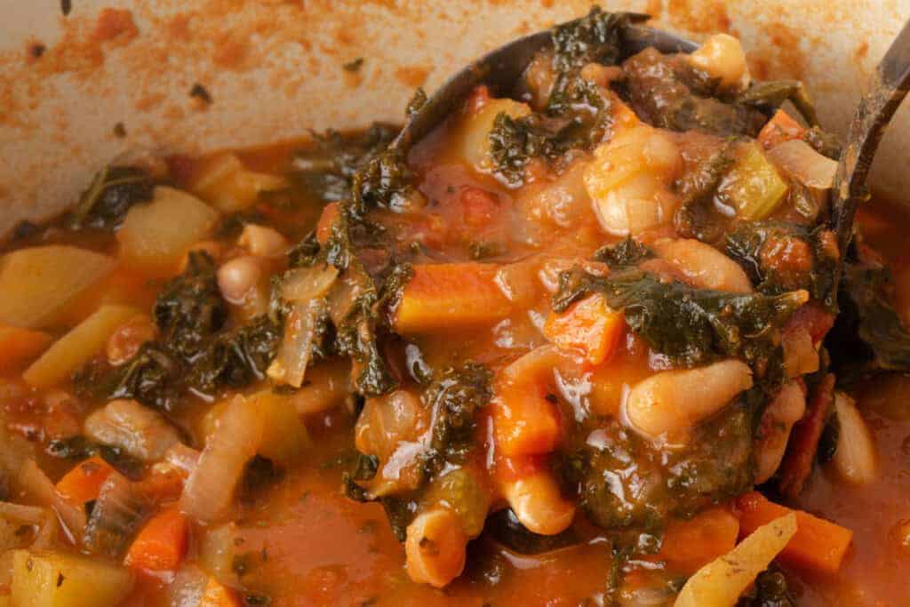 Hearty Fall Minestrone Soup