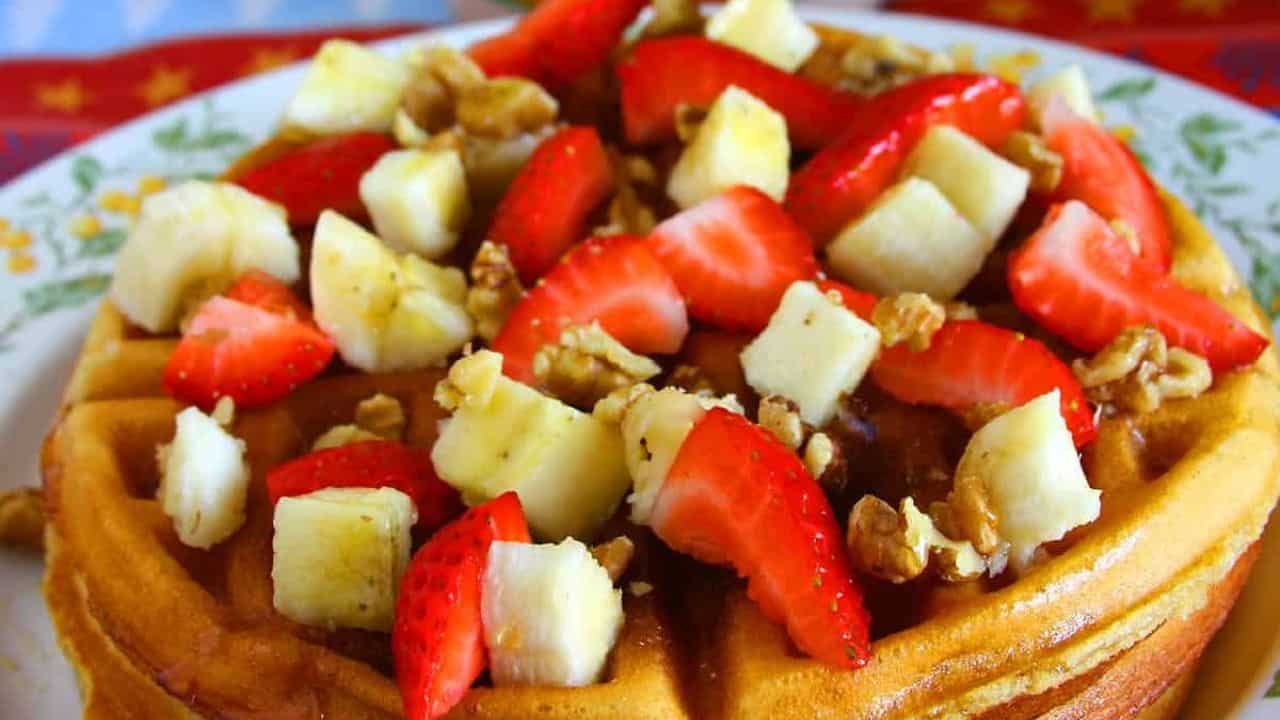 Homemade Buttermilk Waffles
