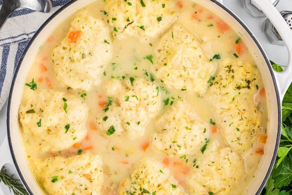 Homemade Chicken And Dumpling Soup