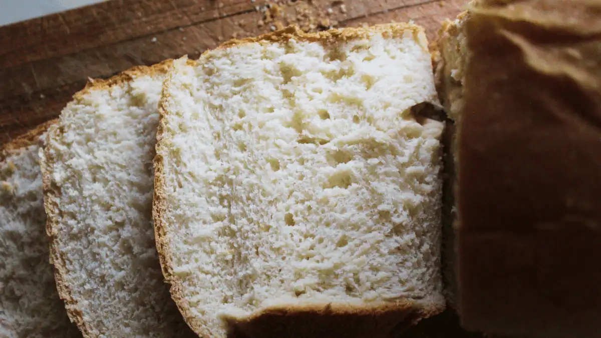 Homemade White Bread in a Bread Machine
