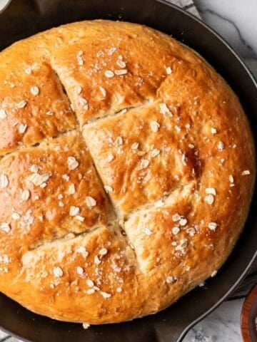 Honey Oat Skillet Bread