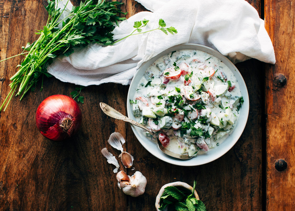 Indian Cucumber Yogurt Salad