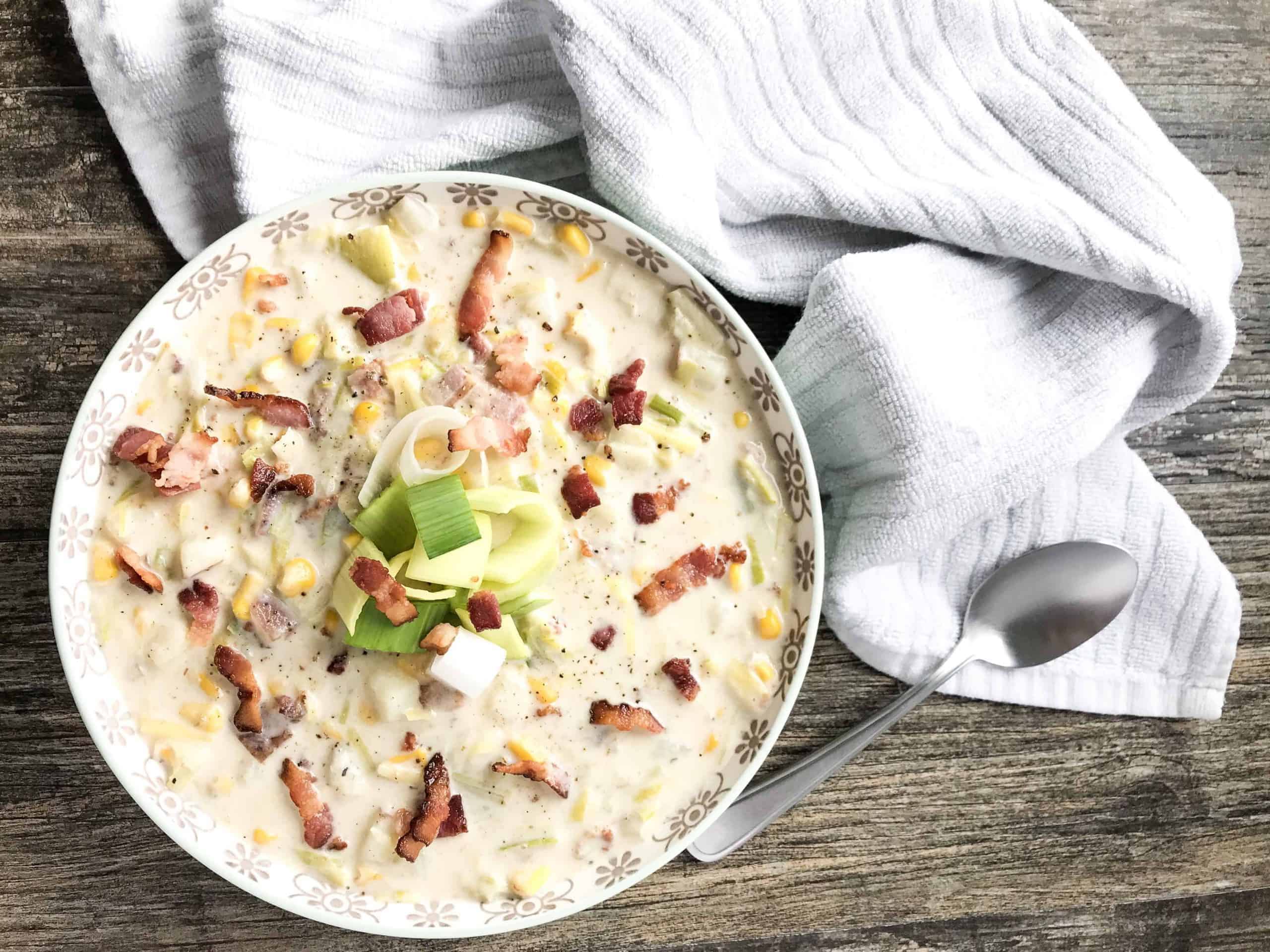 Leek and Corn Chowder