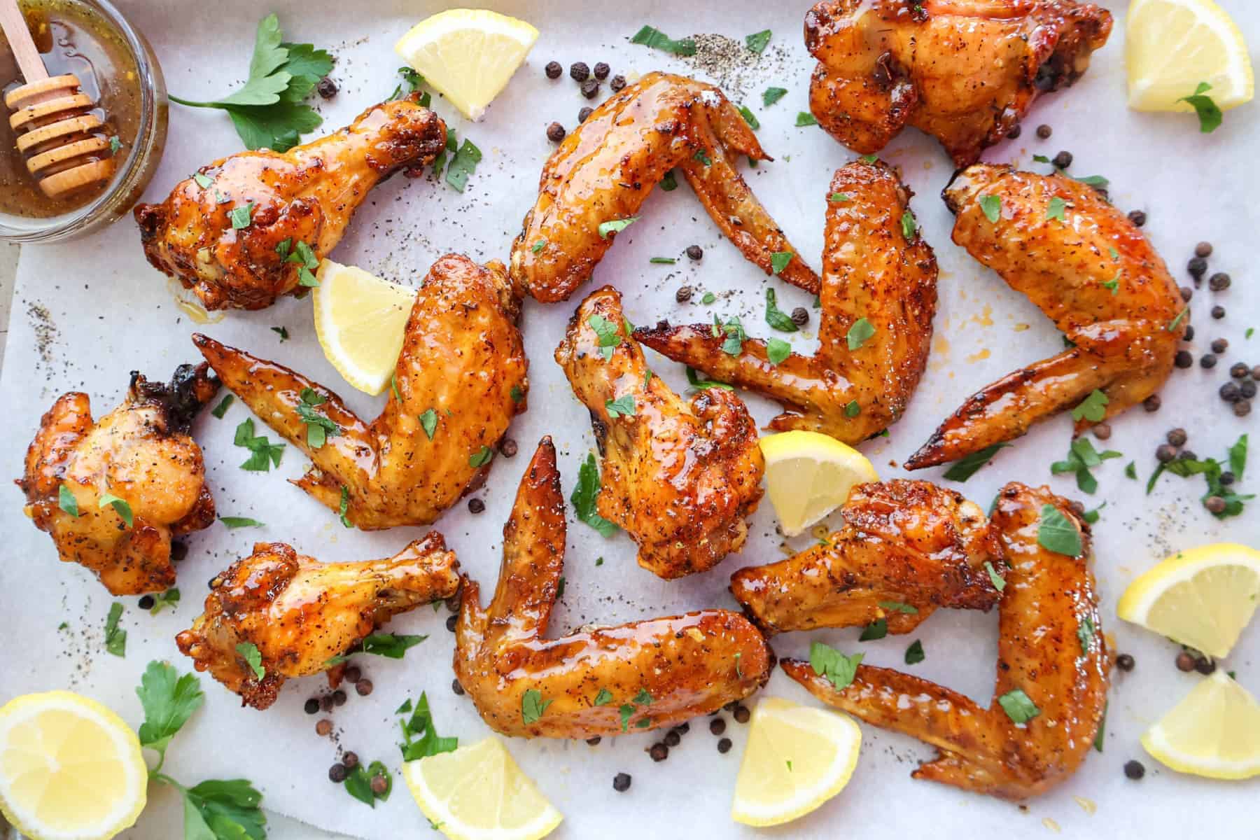 Lemon Pepper Honey Wings