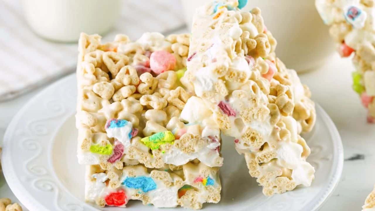 Lucky Charms Rice Krispie Treats