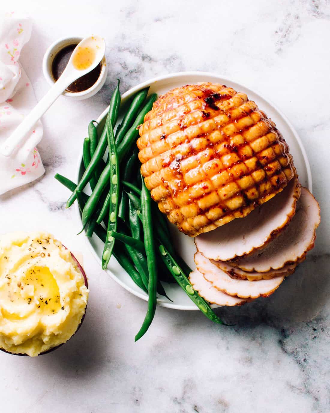 Maple-Butter Glazed Turkey Roast