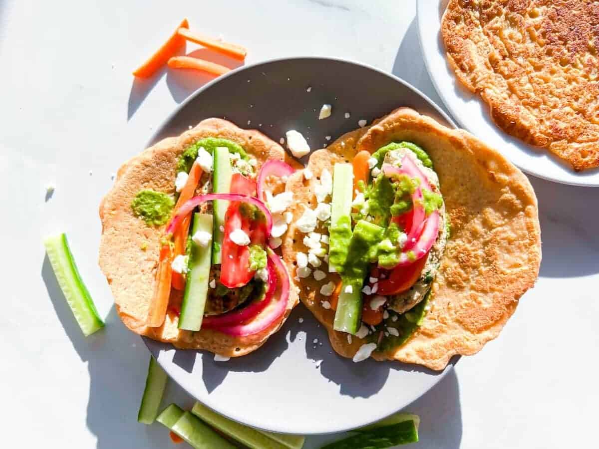 Mediterranean Lentil Wraps