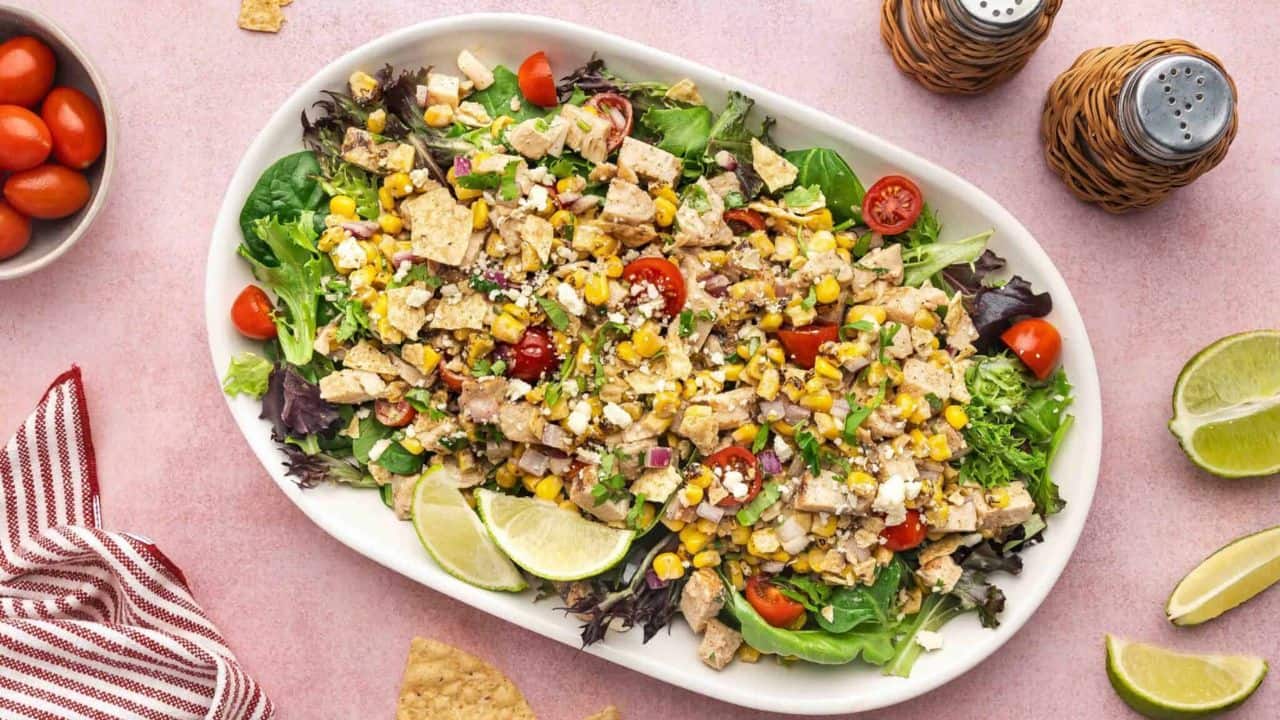 Mexican Street Corn Chicken Salad