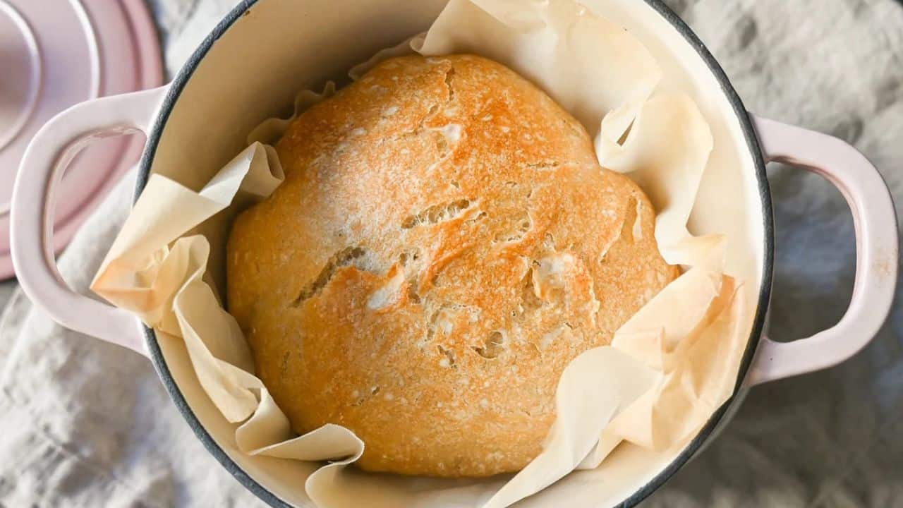 No Knead Overnight Crusty Bread