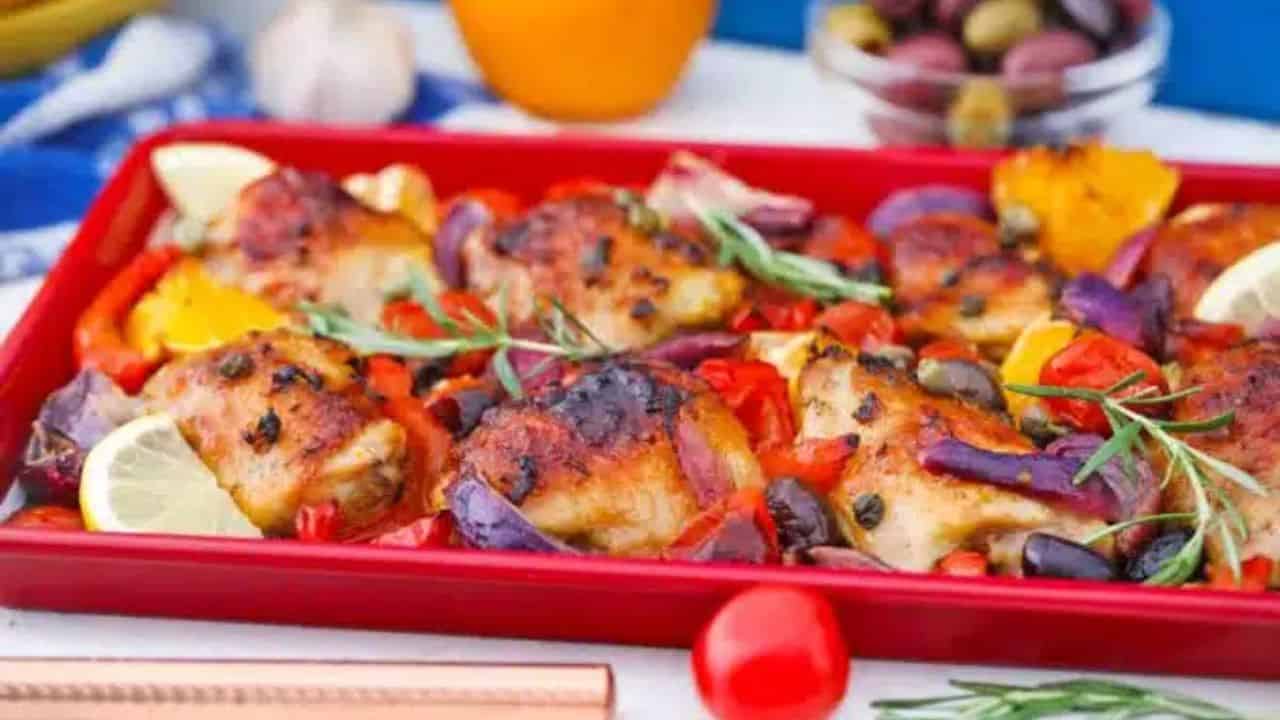 One Pan Mediterranean Chicken