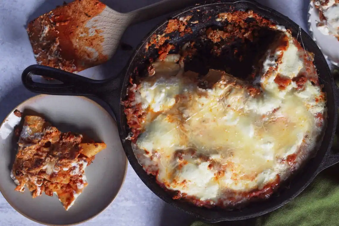 One-Pan Skillet Lasagna in 30 Minutes
