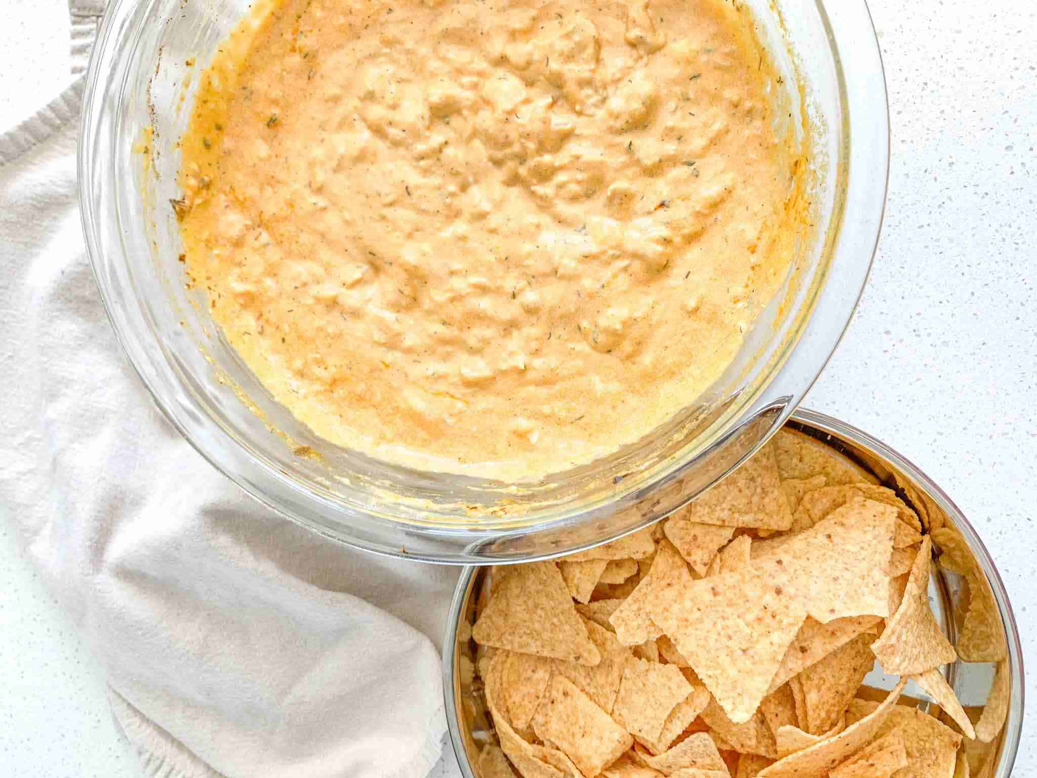 Oven Baked Buffalo Chicken Dip