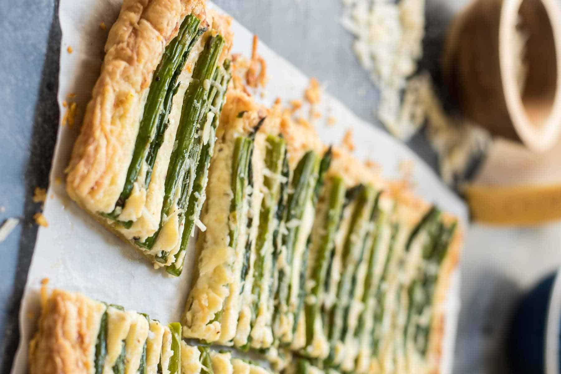 Parmesan Asparagus Tart