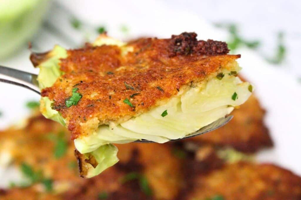 Parmesan Crusted Cabbage