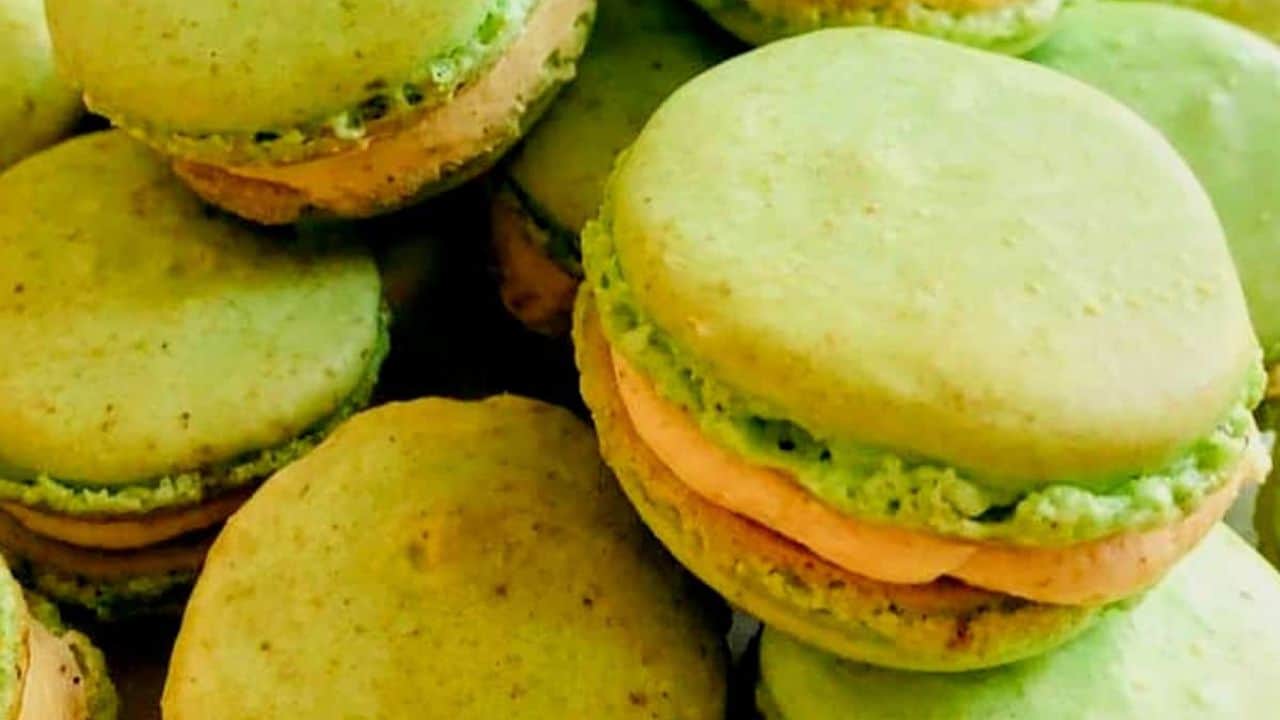 Pistachio Macarons