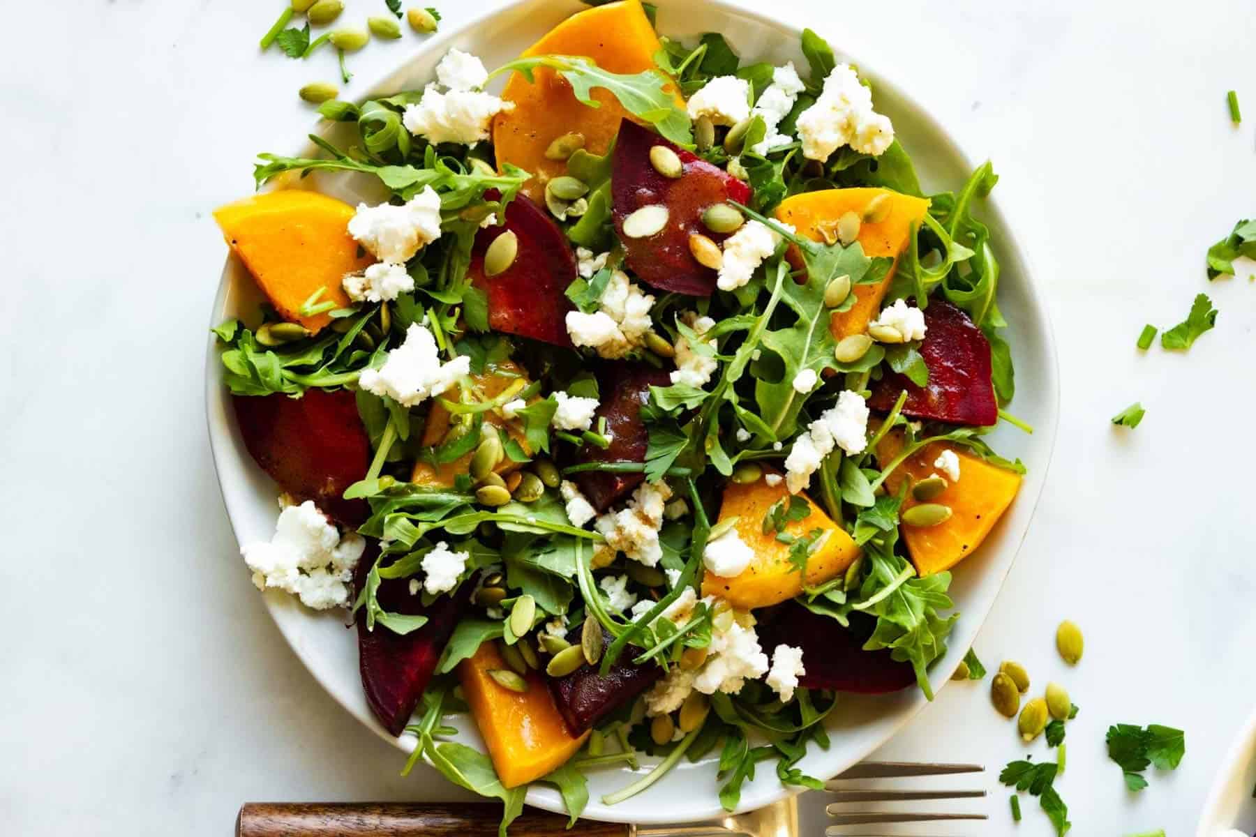 Roasted Beet & Butternut Squash Salad