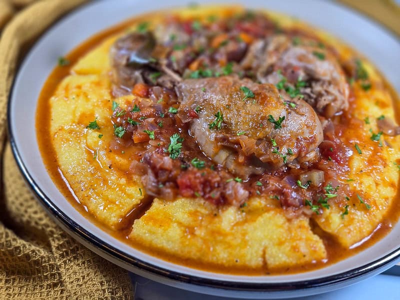 Romanian Chicken and Onion Stew