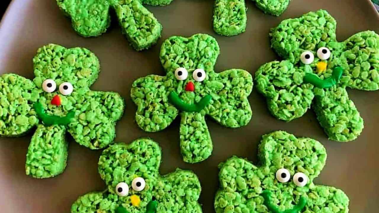 Shamrock Rice Krispie Treats