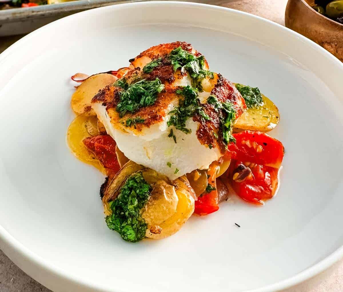 Sheet Pan Broiled Cod Recipe