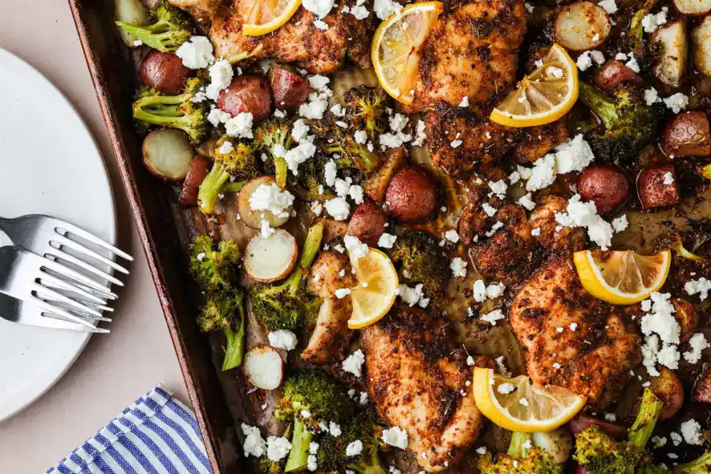 Sheet Pan Mediterranean Chicken
