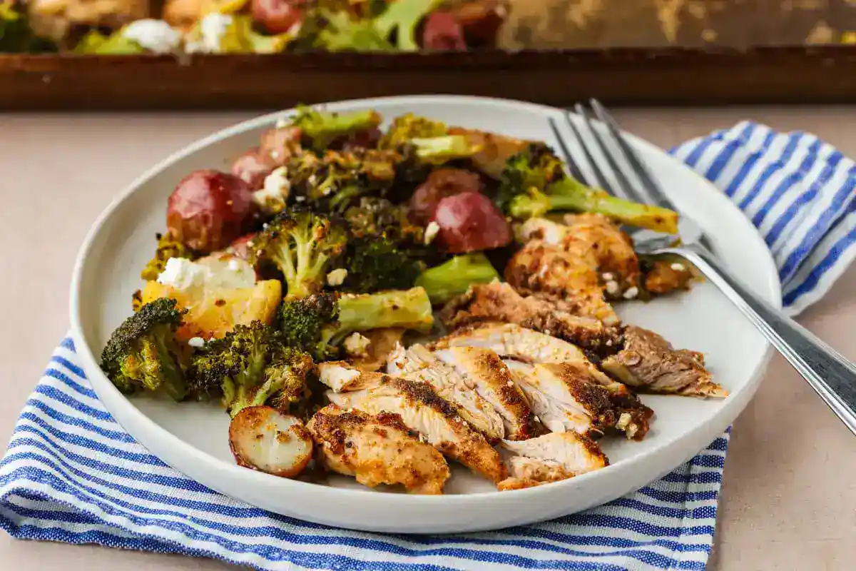 Sheet Pan Mediterranean Chicken