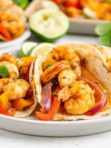 Sheet Pan Shrimp Fajitas
