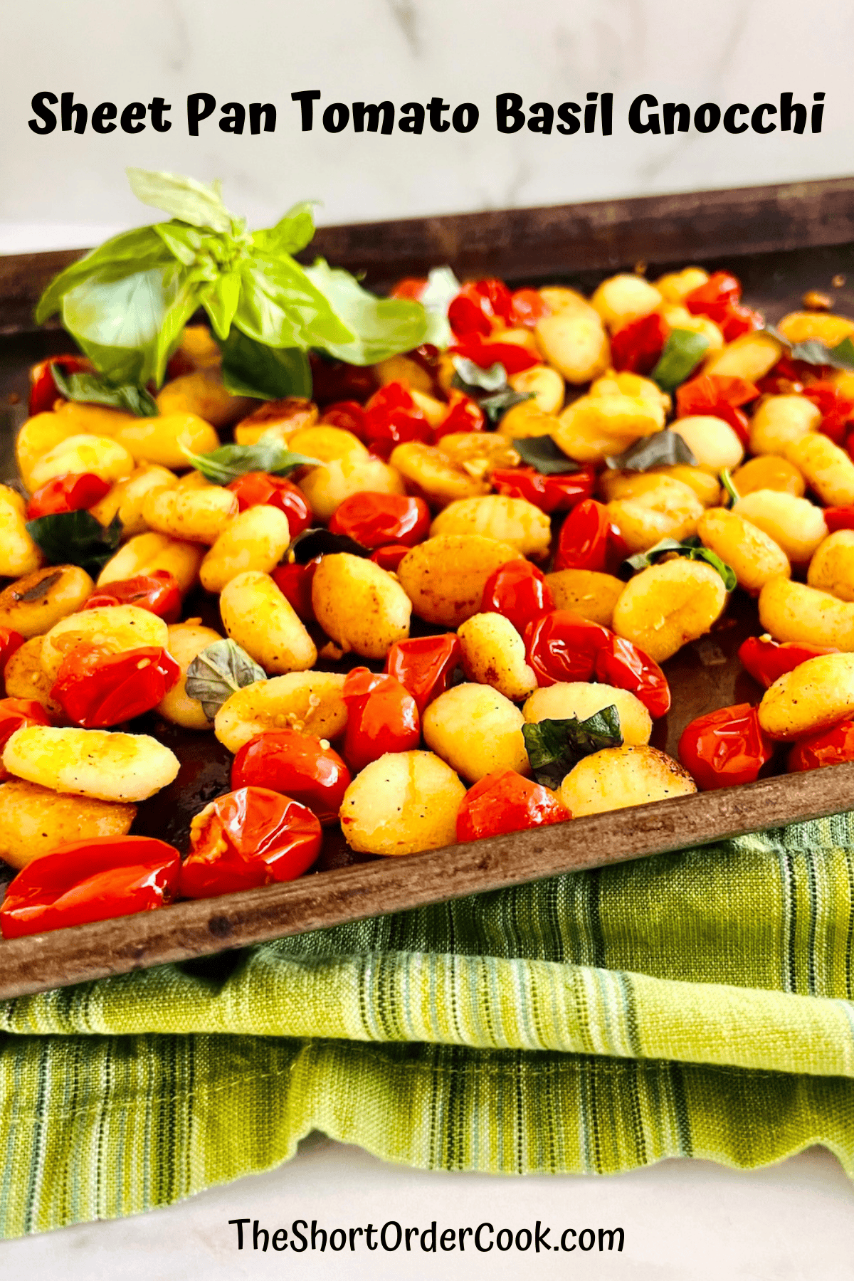 Sheet Pan Tomato Basil Gnocchi