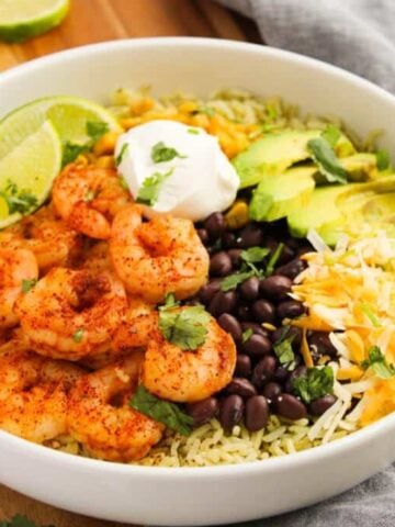 Shrimp Burrito Bowls