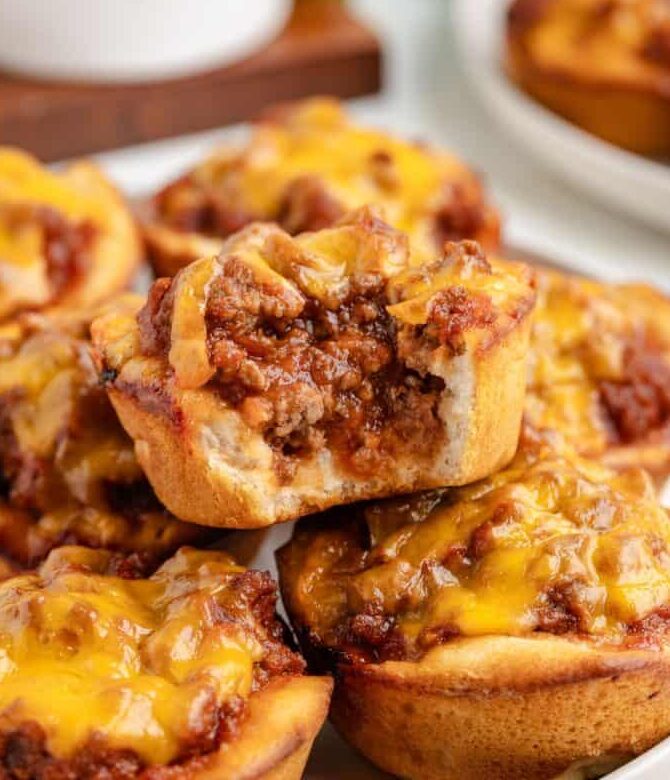 Easy Sloppy Joe Biscuit Cups