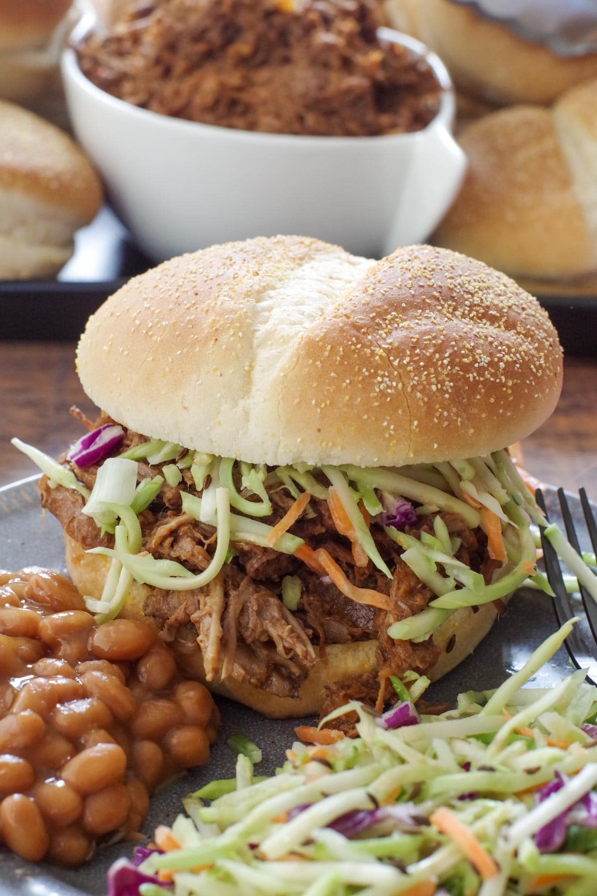 Slow Cooker Beef On A Bun