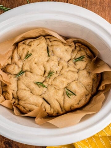 Slow Cooker Focaccia Bread