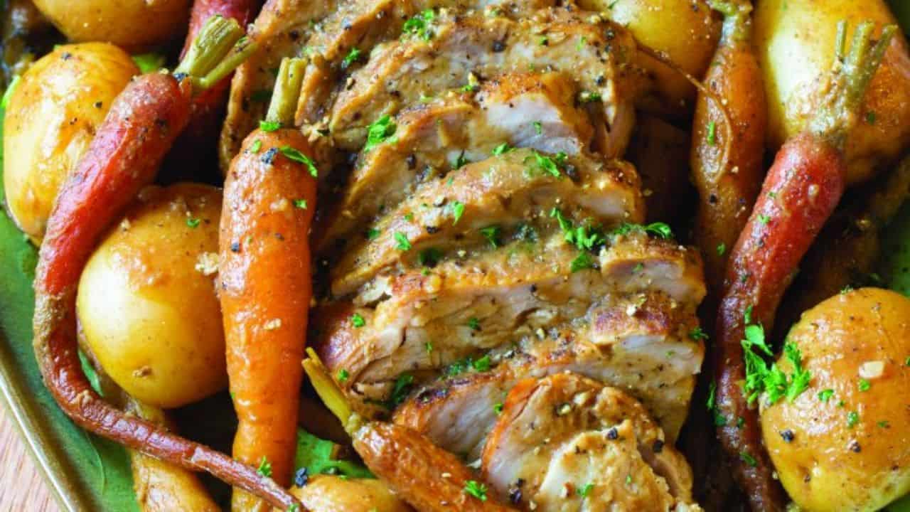 Slow Cooker Pork Loin with Vegetables
