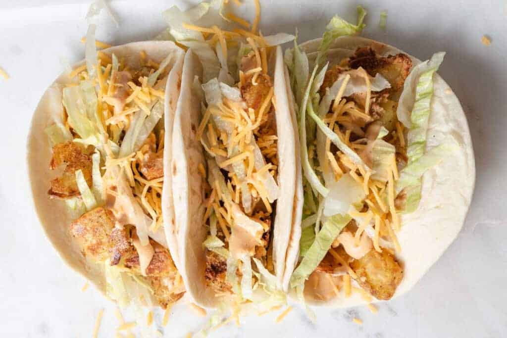 Spicy Potato Soft Taco
