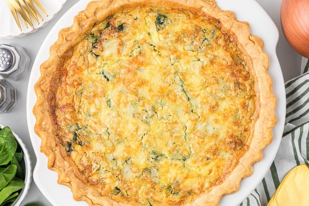 Spinach Bacon Quiche