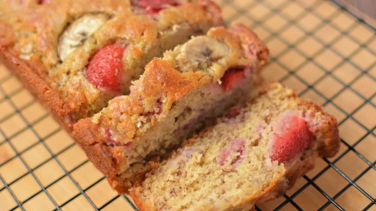 Strawberry Banana Bread