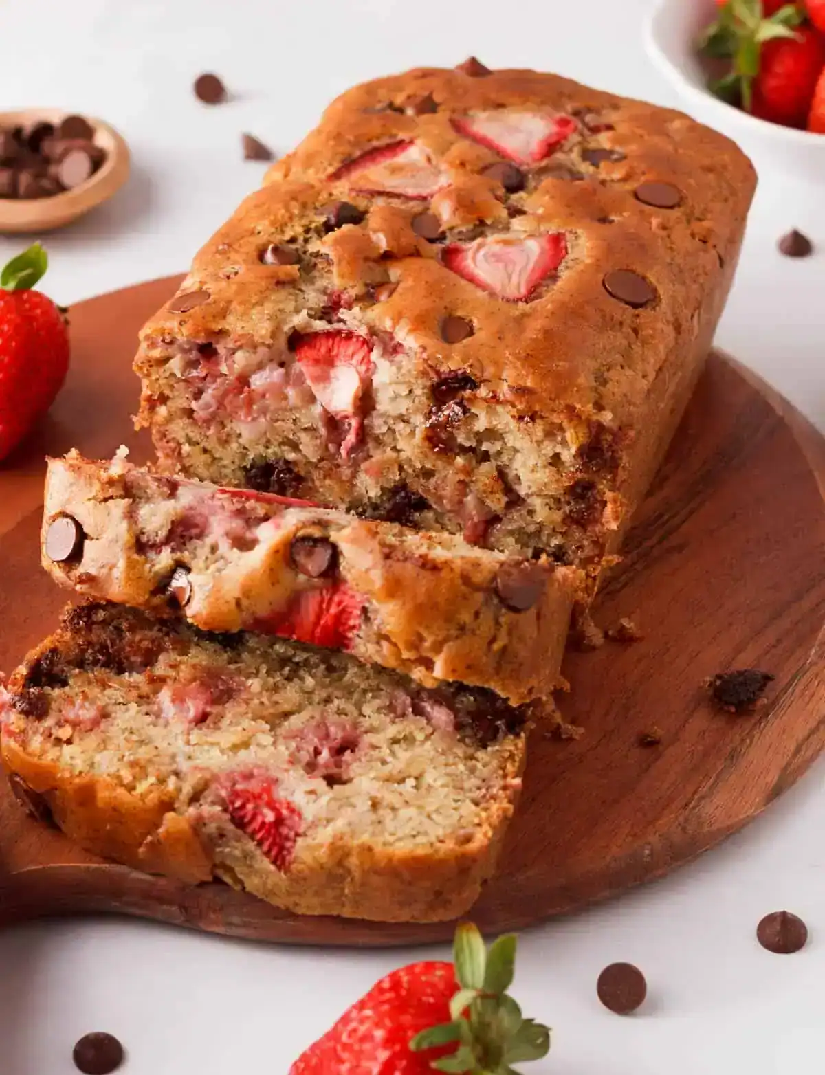 Strawberry Chocolate Chip Bread