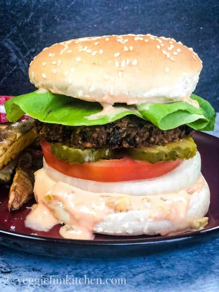 Sweet Potato Black Bean Burgers