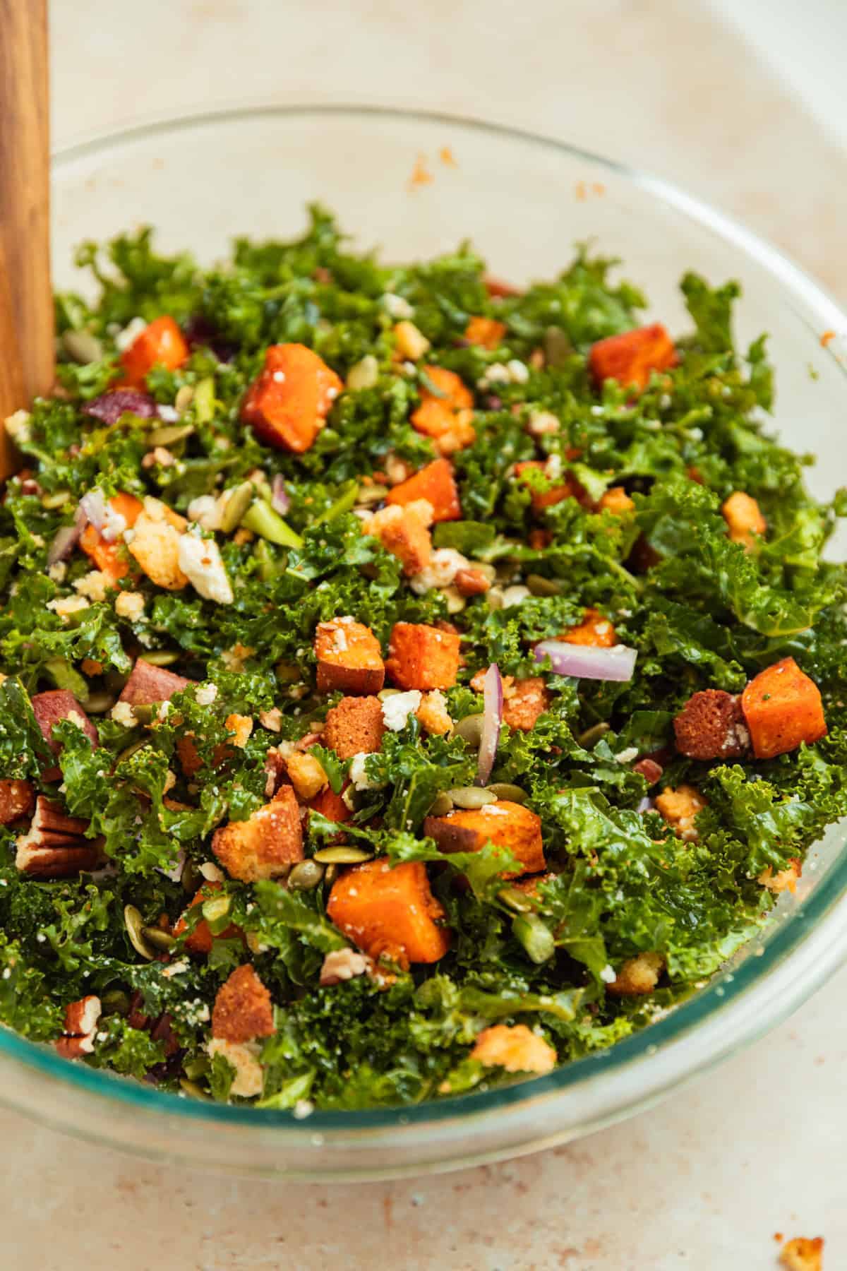 Sweet Potato Kale Salad