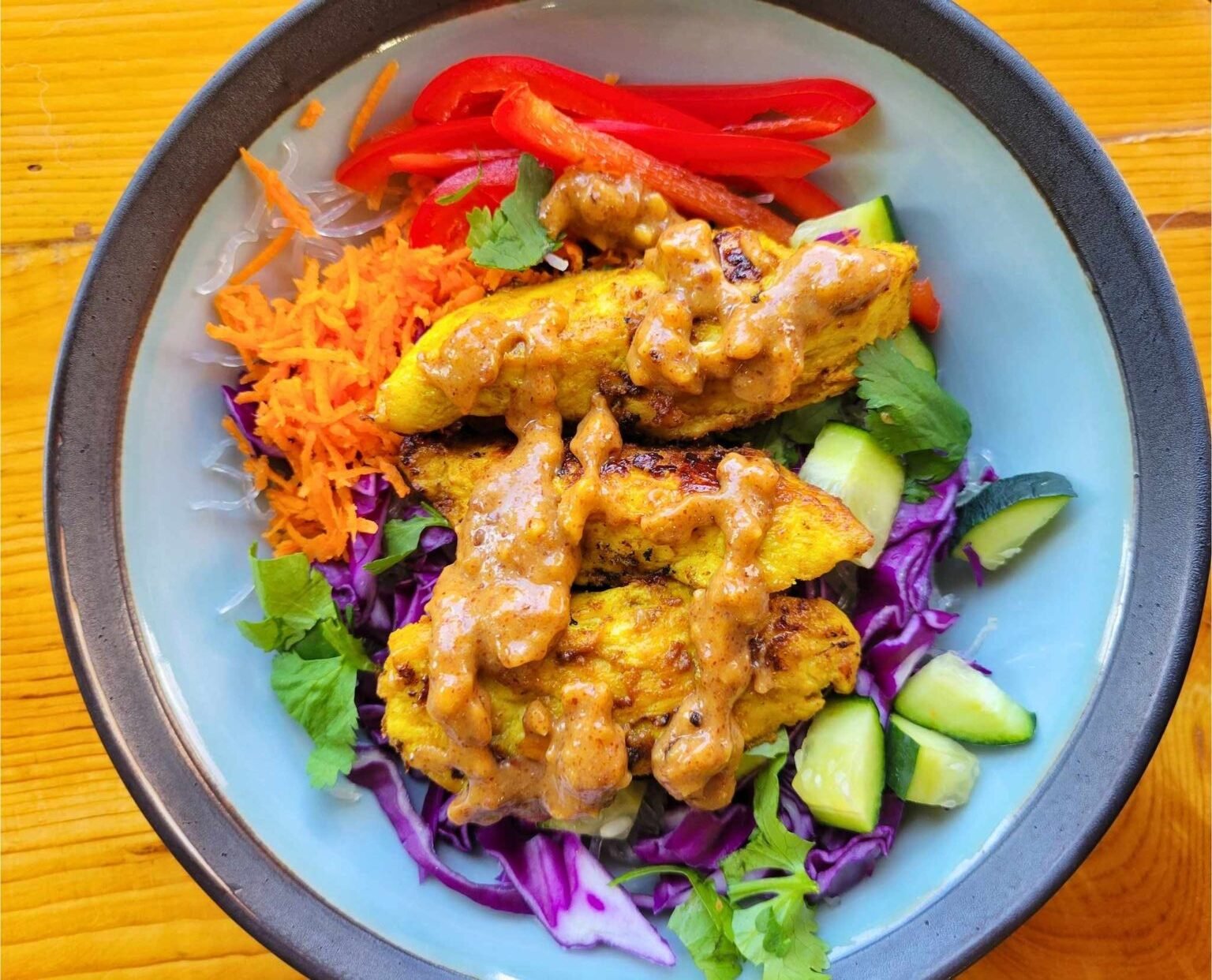 Thai Chicken with Almond Butter Sauce