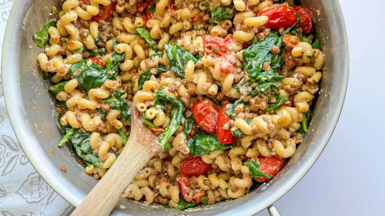 High Protein Lentil Pasta