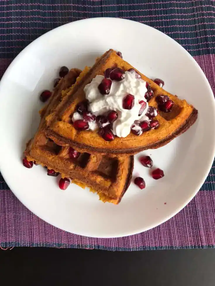Vegan Sweet Potato Waffles