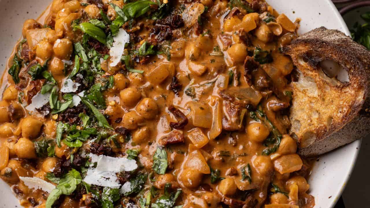 Vegan Tuscan Chickpeas
