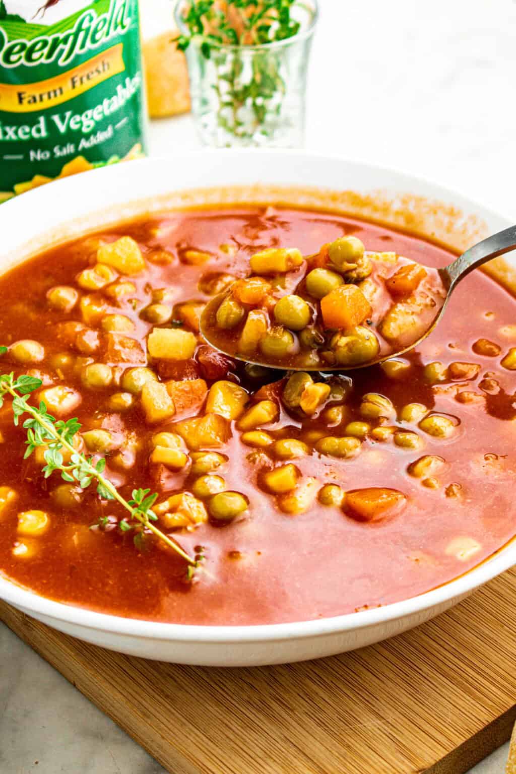 Vegetable Soup with V8 Juice