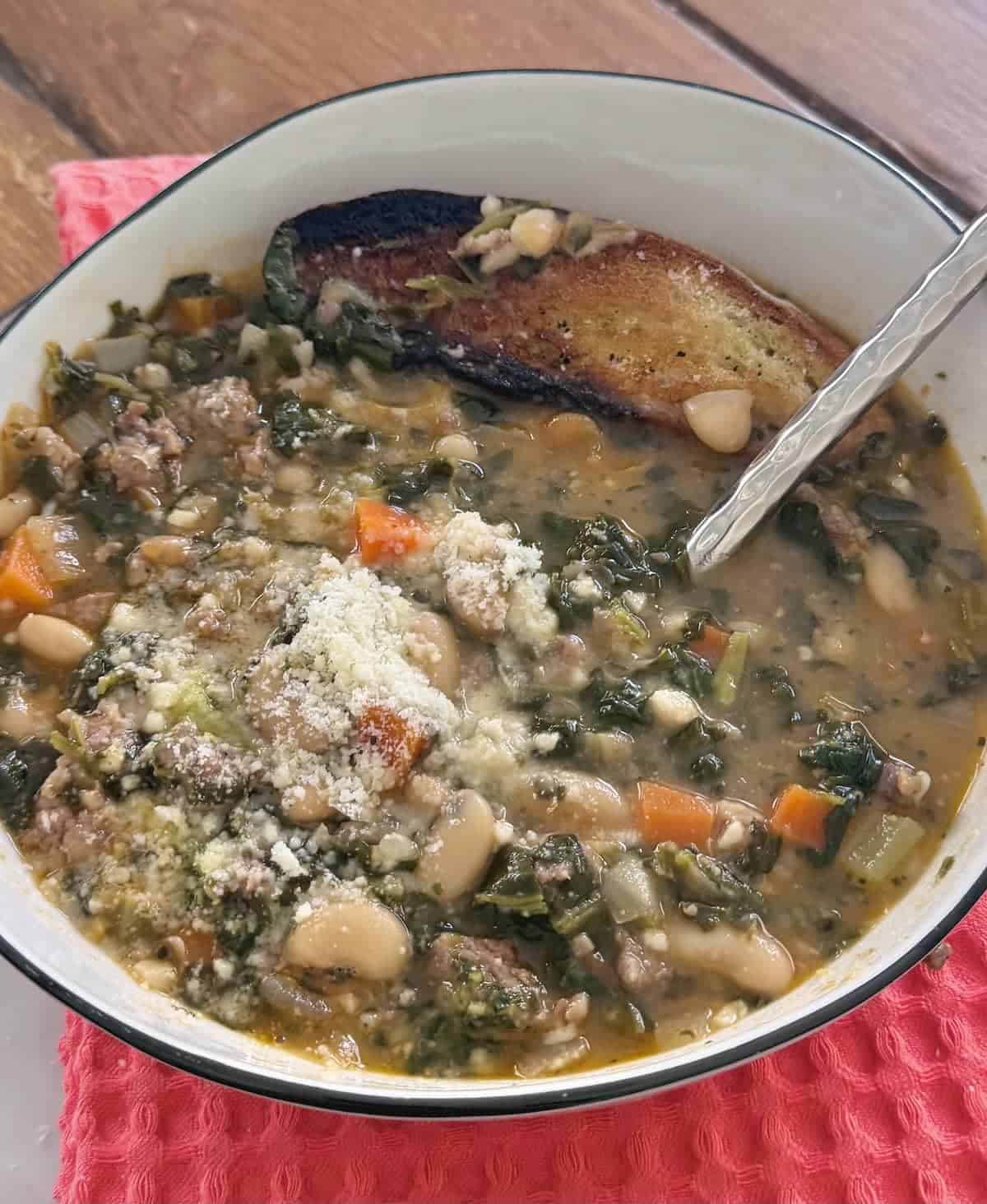 White Bean Sausage Soup