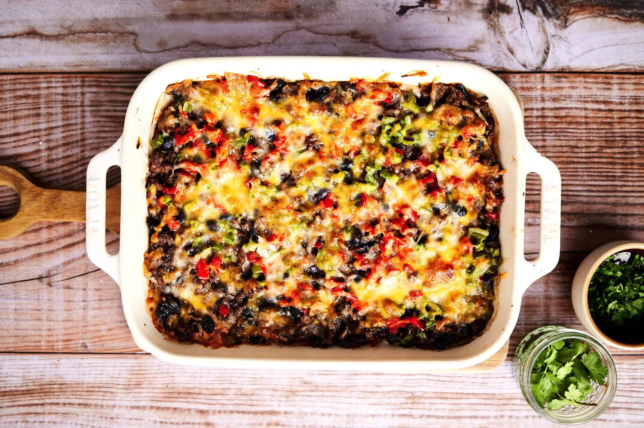Creamy Burrito Casserole