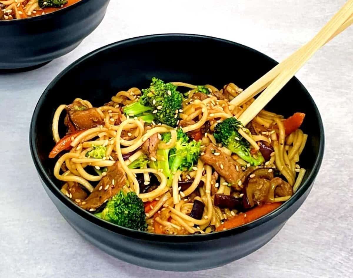 Udon Noodle Stir Fry